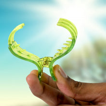 Big Hair Clips Girls Kids Hair Accessories (6 Pcs Set / Transparent)