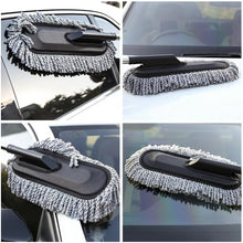 Car Duster, Long Retractable / Soft / Non-Slip / Handle